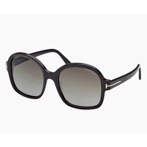 TOM FORD Hanley 57MM Butterfly black Sunglasses NEW